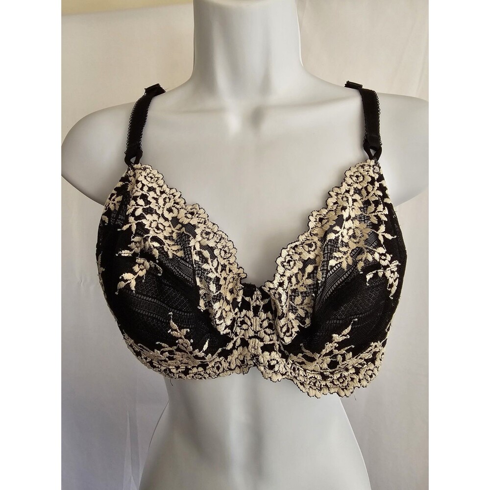Wacoal Bra Women's Black Underwire Unlined Style 65191 Size 38D